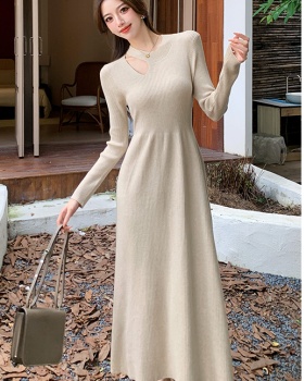 Knitted dress long dress for women