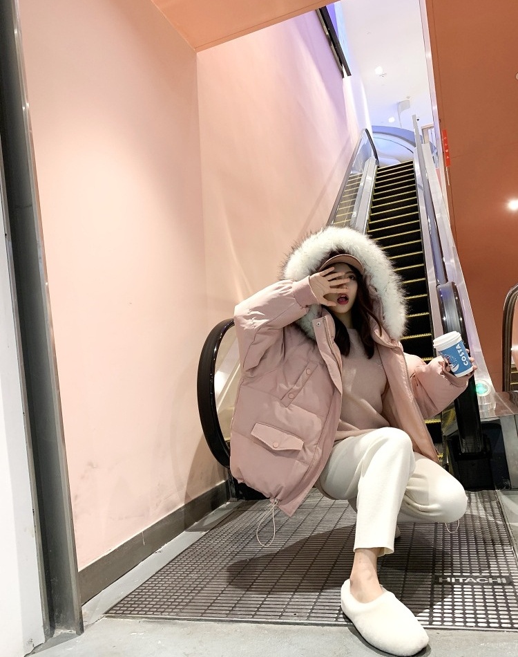 Winter Korean style coat student short bread clothing