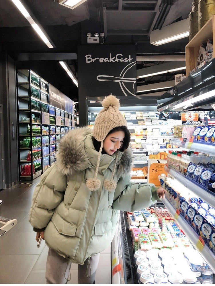 Winter Korean style coat student short bread clothing