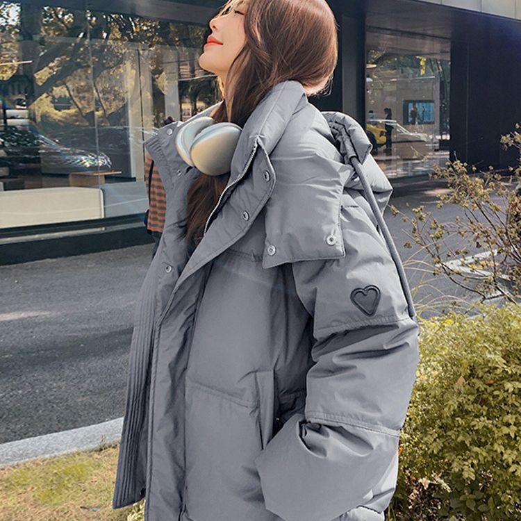 Casual thick coat Korean style all-match cotton coat