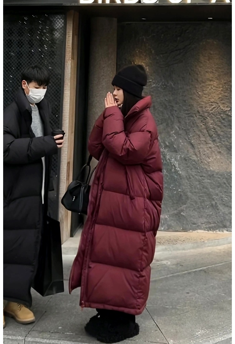 Long bread clothing winter cotton coat for women