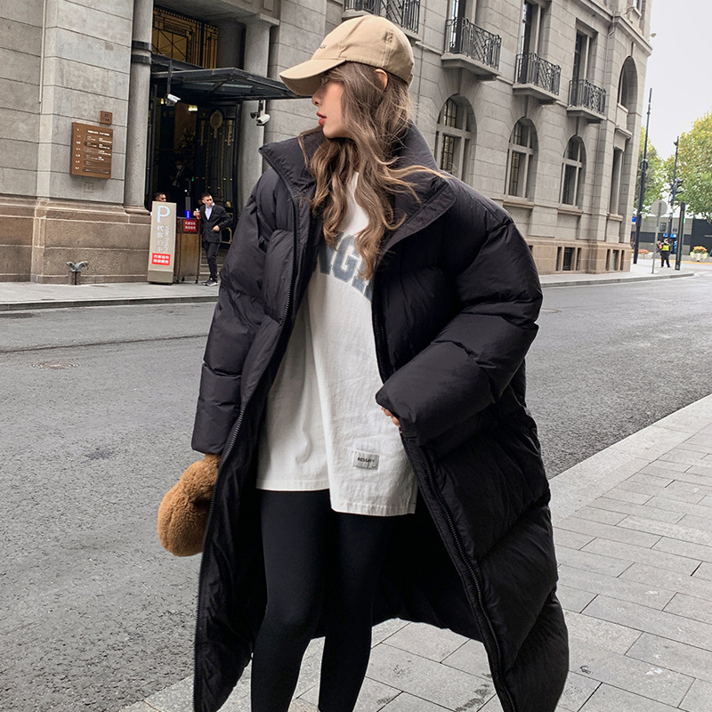 Long bread clothing winter cotton coat for women