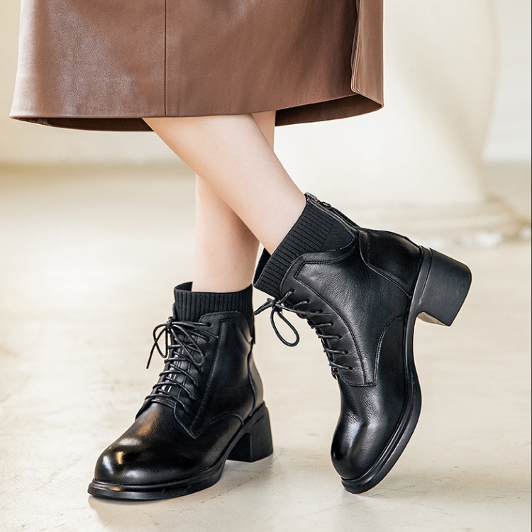 After the zipper martin boots all-match short boots for women