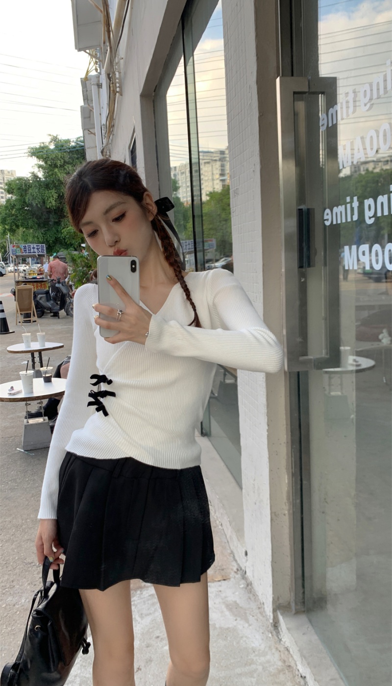 Autumn slim bottoming shirt long sleeve sweater