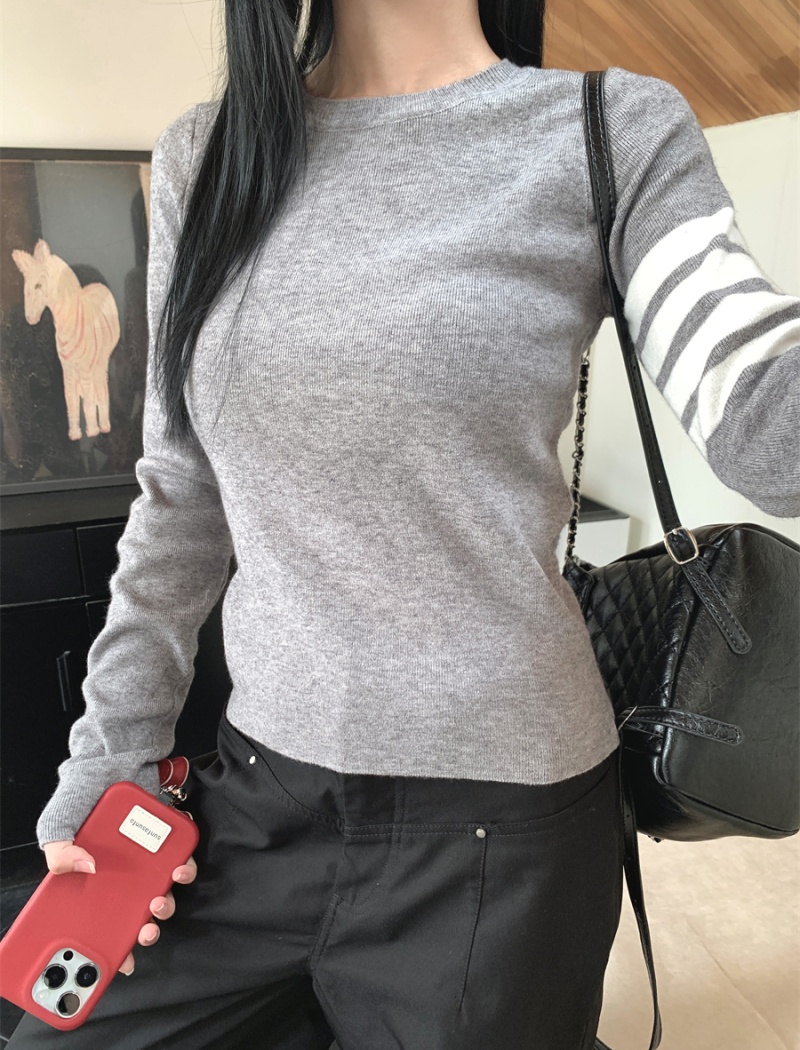 Slim sweater autumn and winter bottoming shirt