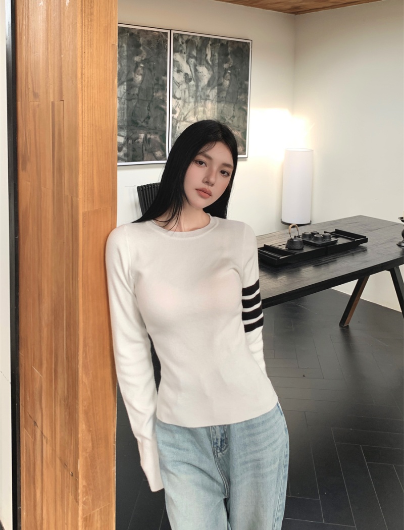 Slim sweater autumn and winter bottoming shirt