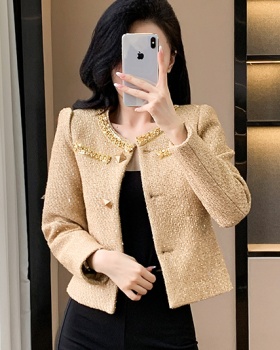 Western style slim coat short show young tops for women