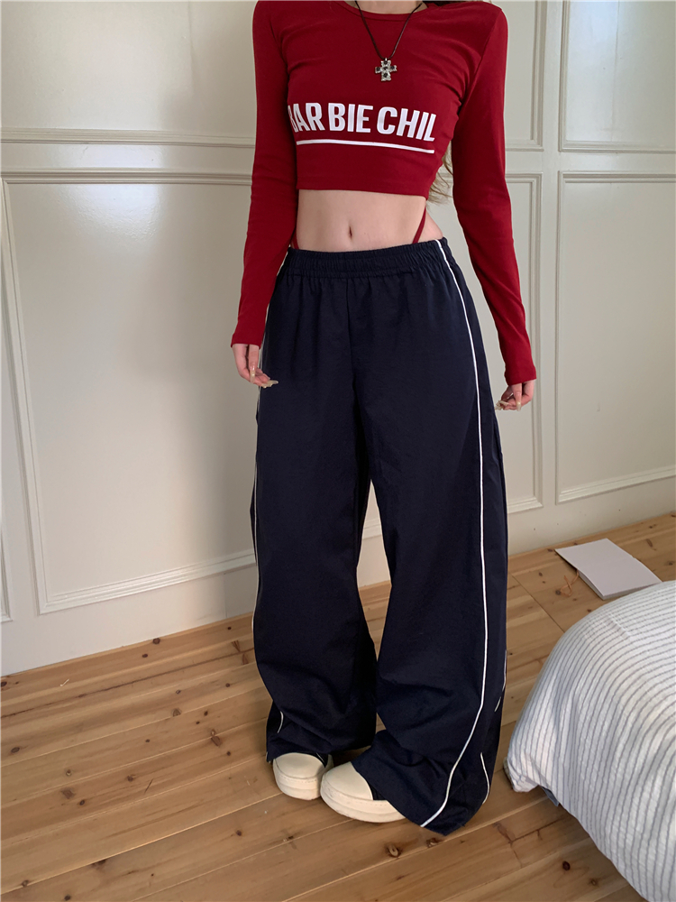 Straight spicegirl casual pants loose sweatpants