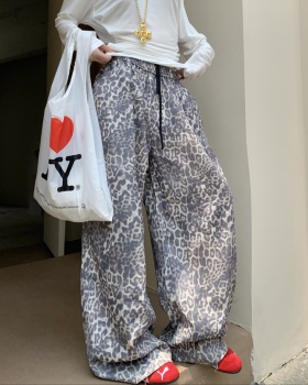 American style wide leg pants casual pants