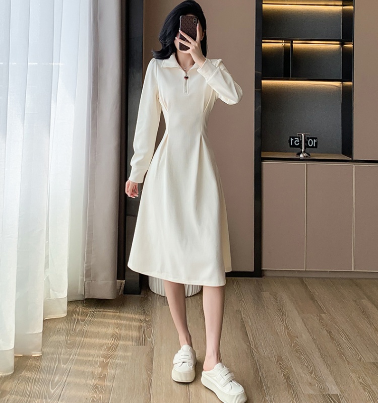 Bottoming temperament overcoat autumn dress for women