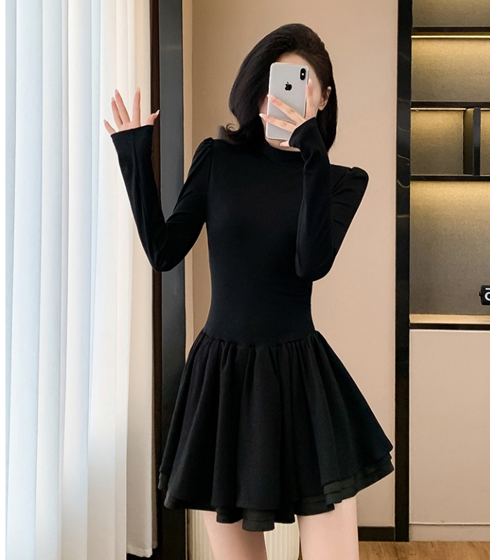 Pinched waist dress autumn Sexy underwear for women