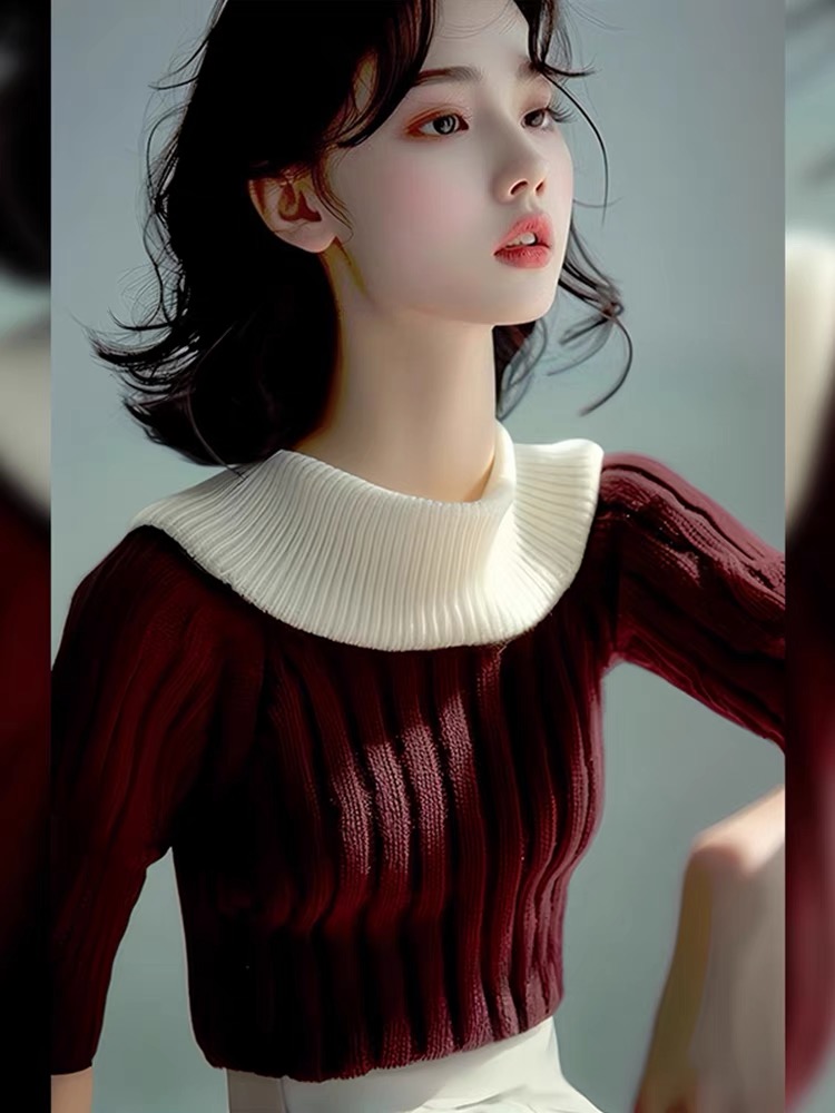 Autumn knitted pullover shirts summer cashmere sweater for women