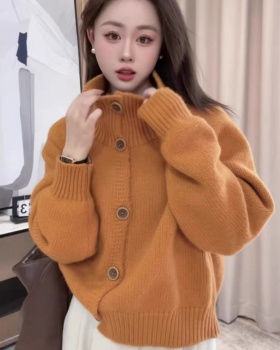 Fashion knitted slim cardigan autumn Korean style sweater