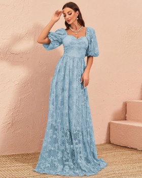 Elegant formal dress European style long dress for women