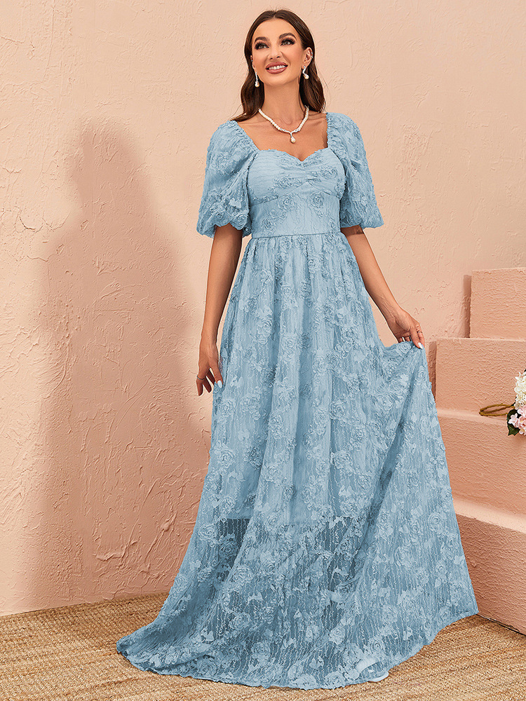 Elegant formal dress European style long dress for women