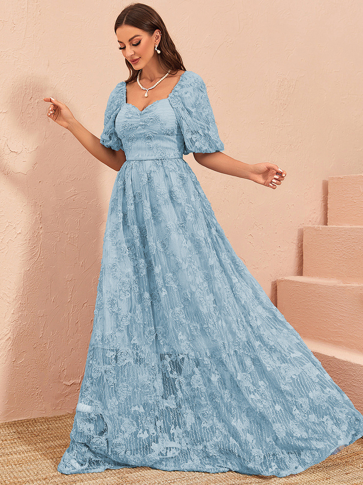 Elegant formal dress European style long dress for women