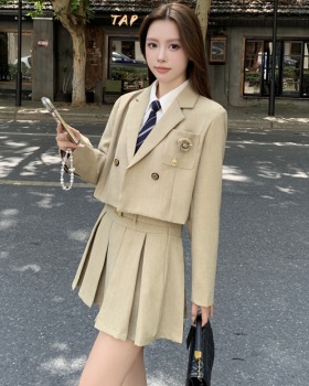 College style business suit skirt 2pcs set for women