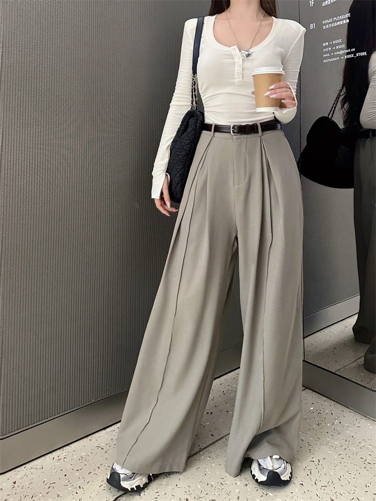 Autumn straight business suit slim casual pants for women