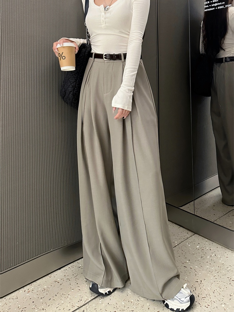 Autumn straight business suit slim casual pants for women