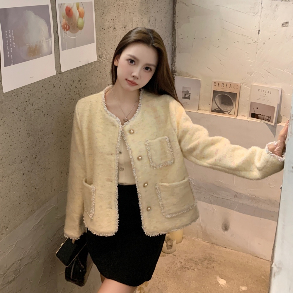 Sweet color point autumn and winter candy colors coat