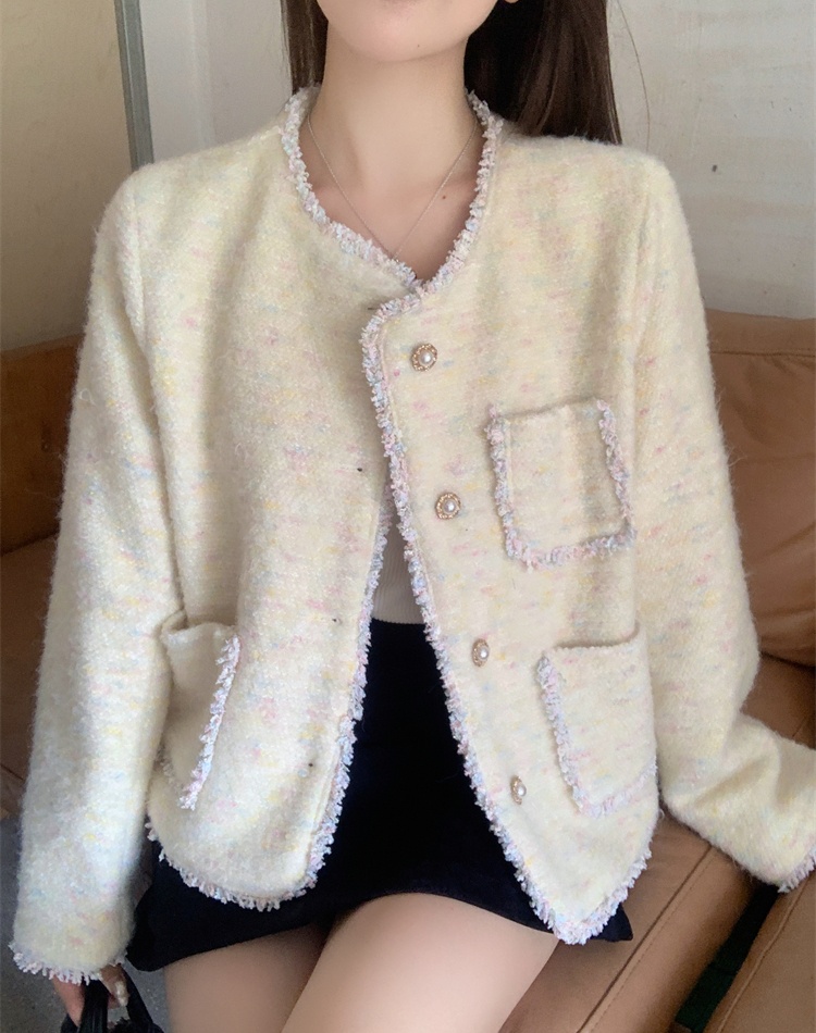 Sweet color point autumn and winter candy colors coat