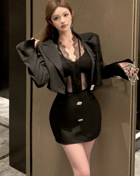 Autumn business suit dress a set for women