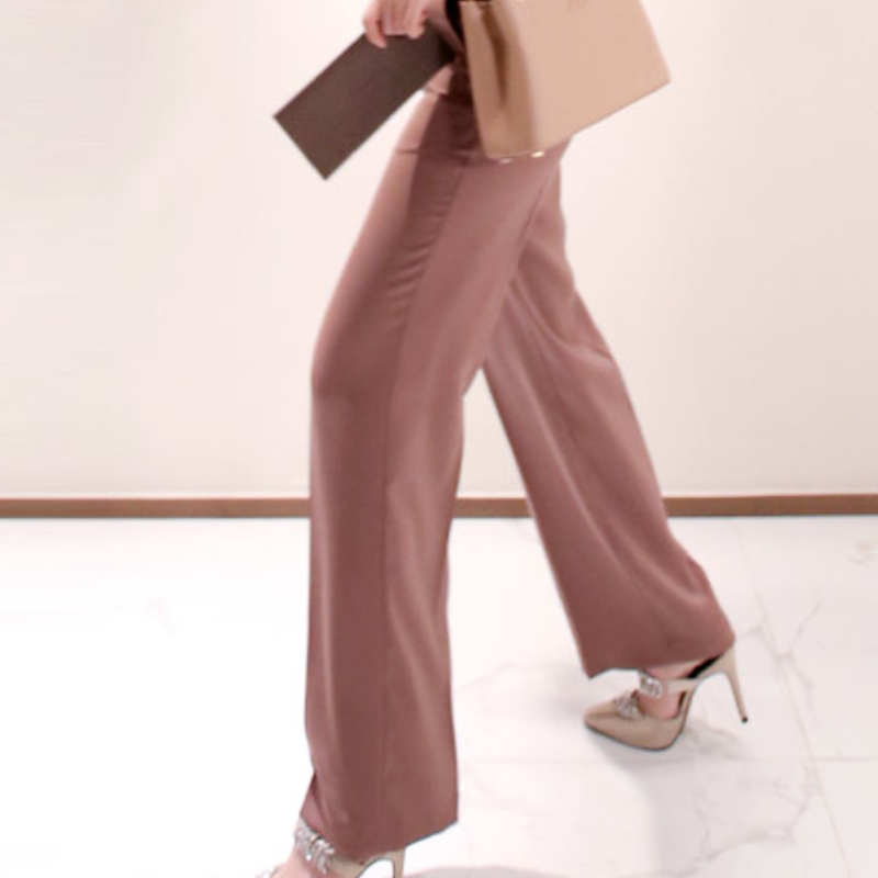 High waist spring and autumn pants slim long pants