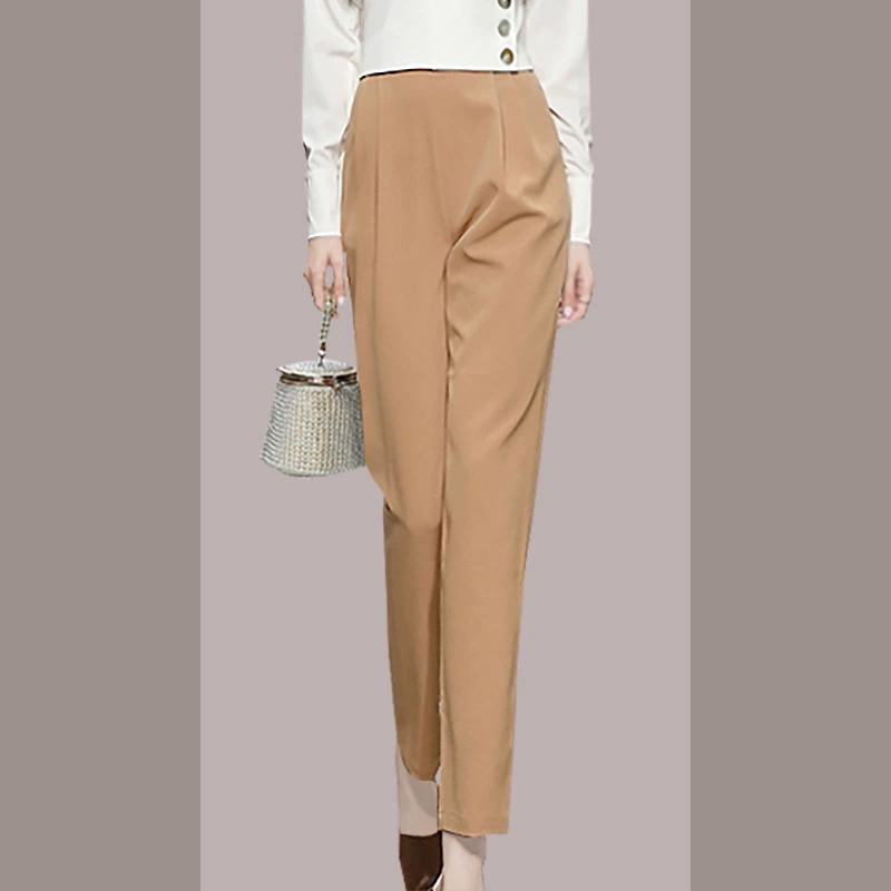 Temperament Western style pants 2pcs set for women