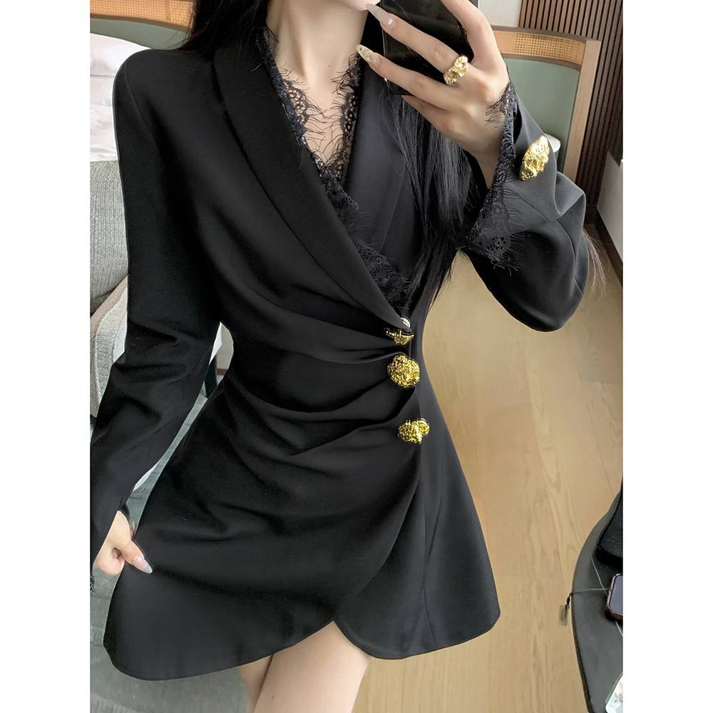 Lapel dress autumn and winter business suit