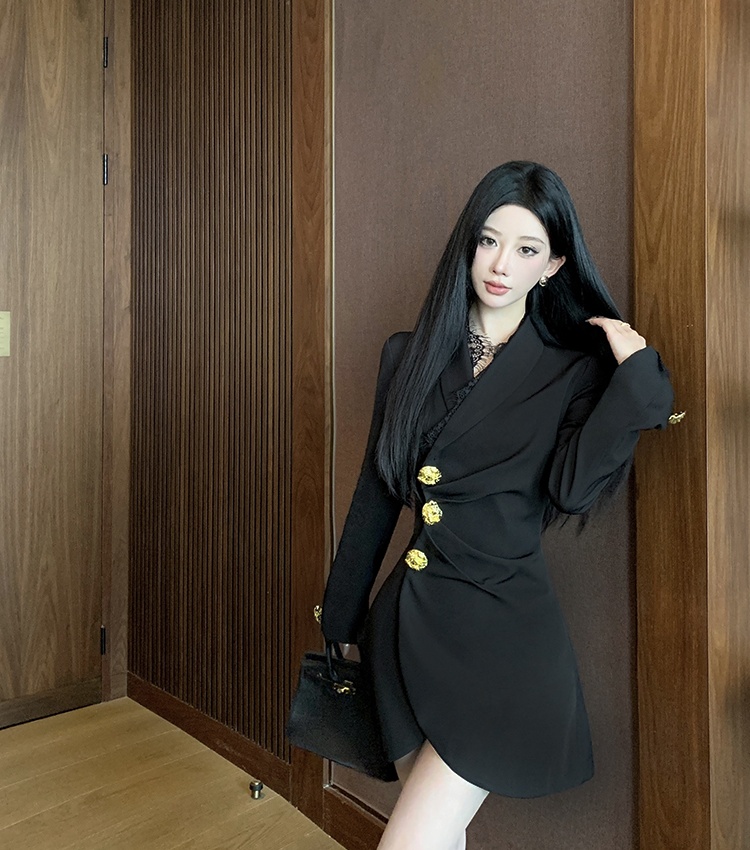 Lapel dress autumn and winter business suit