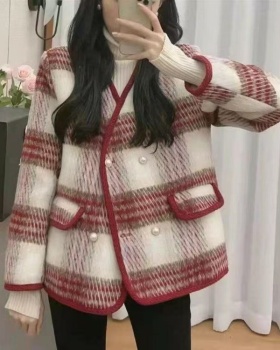 Clip cotton fat woolen coat large yard coat for women