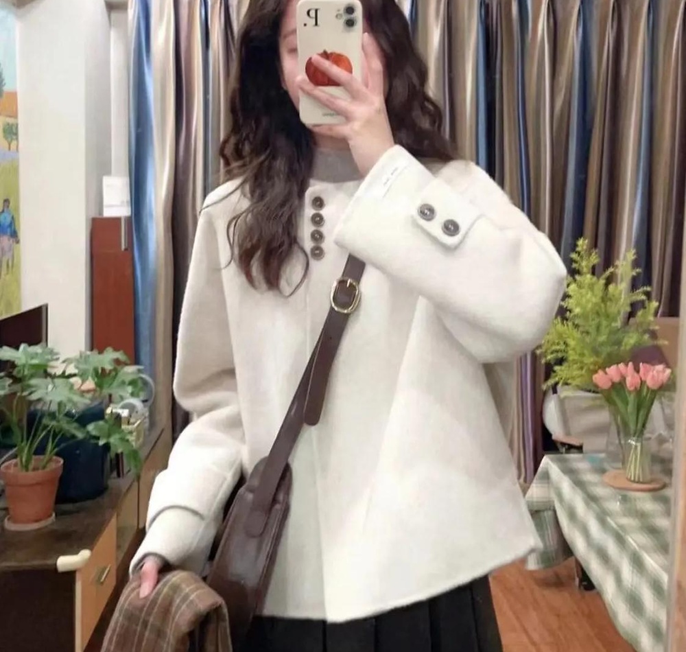 Korean style chanelstyle woolen jacket for women