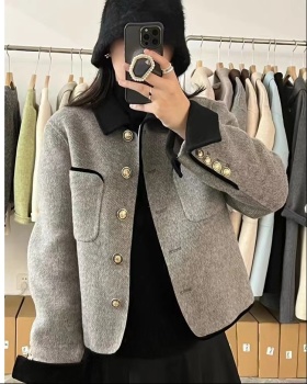 Spring and autumn short woolen coat small fellow coat