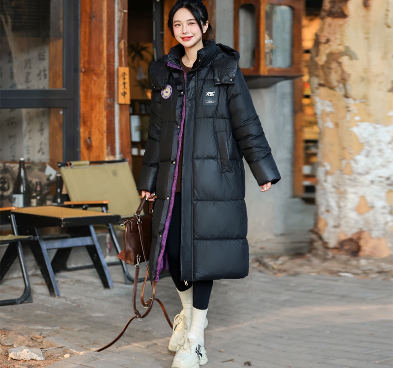 Winter couples coat loose down cotton coat for women