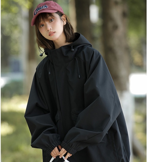 Outdoor sports waterproof loose jacket windproof autumn doll shirt