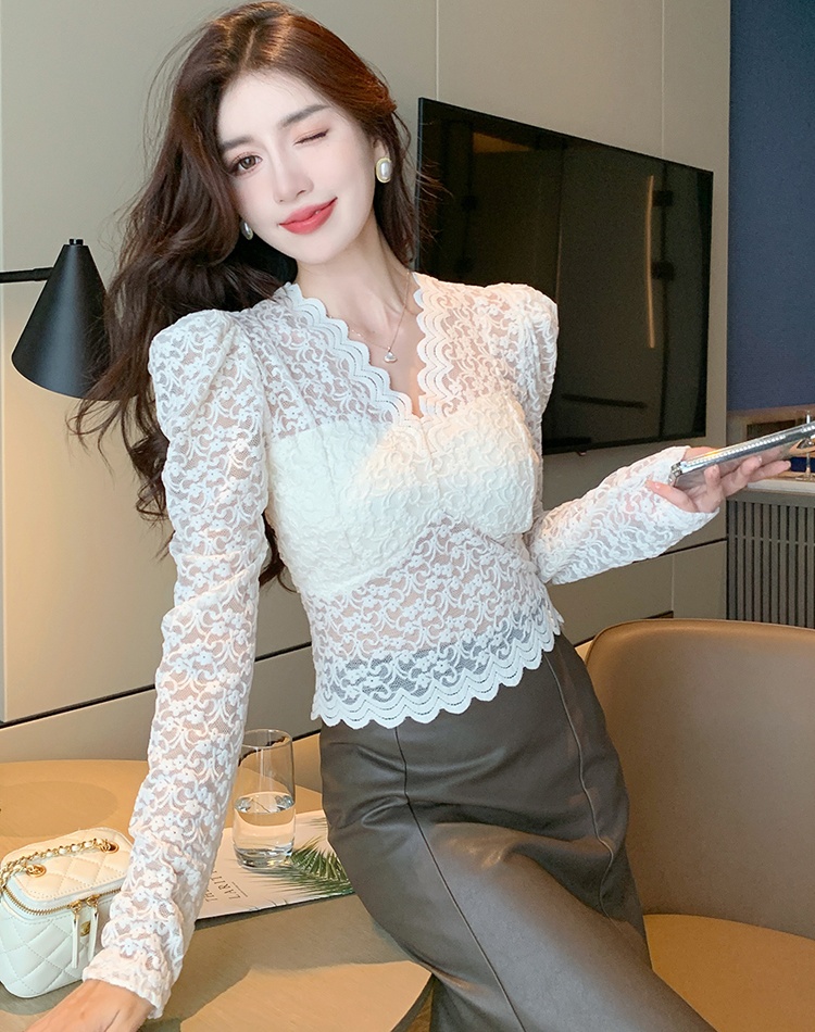 All-match shirts slim bottoming shirt for women