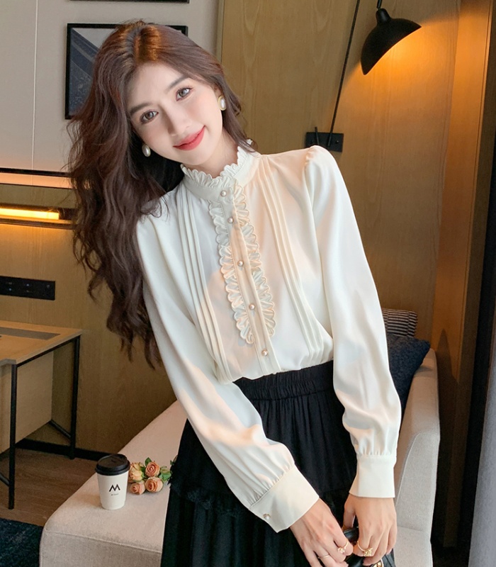 Autumn and winter shirt long sleeve tops for women