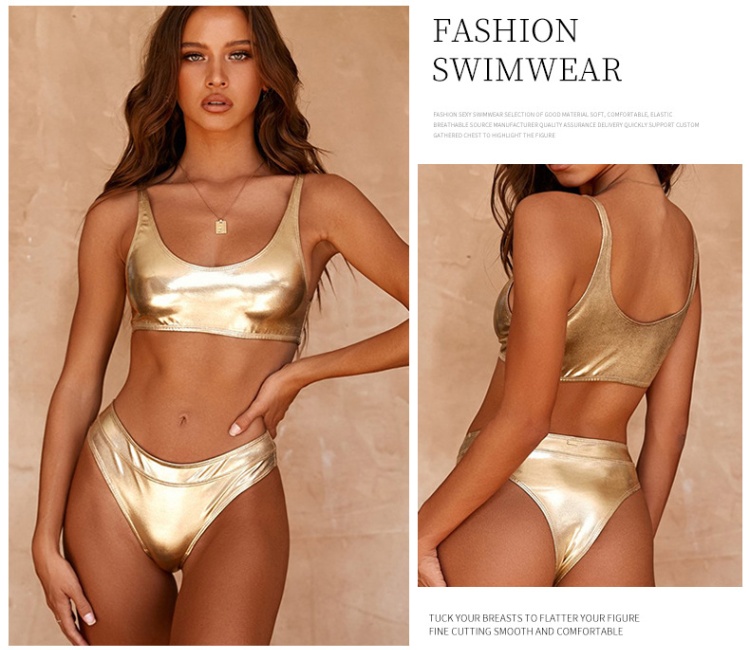 Sexy fashion bikini bronzing separate swimwear