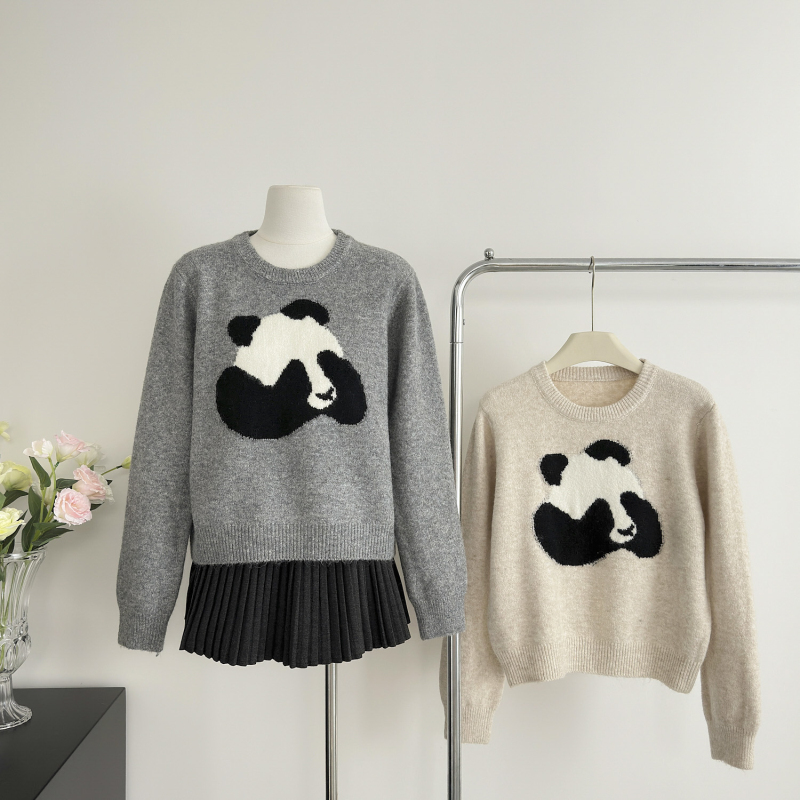 Bottoming Western style sweater winter tops for women