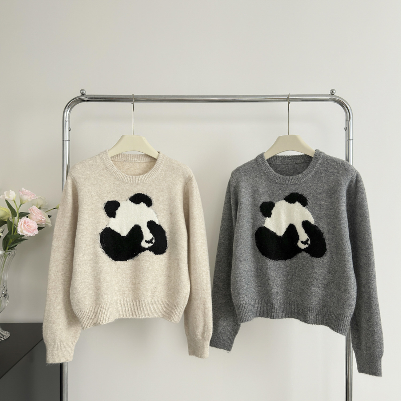 Bottoming Western style sweater winter tops for women