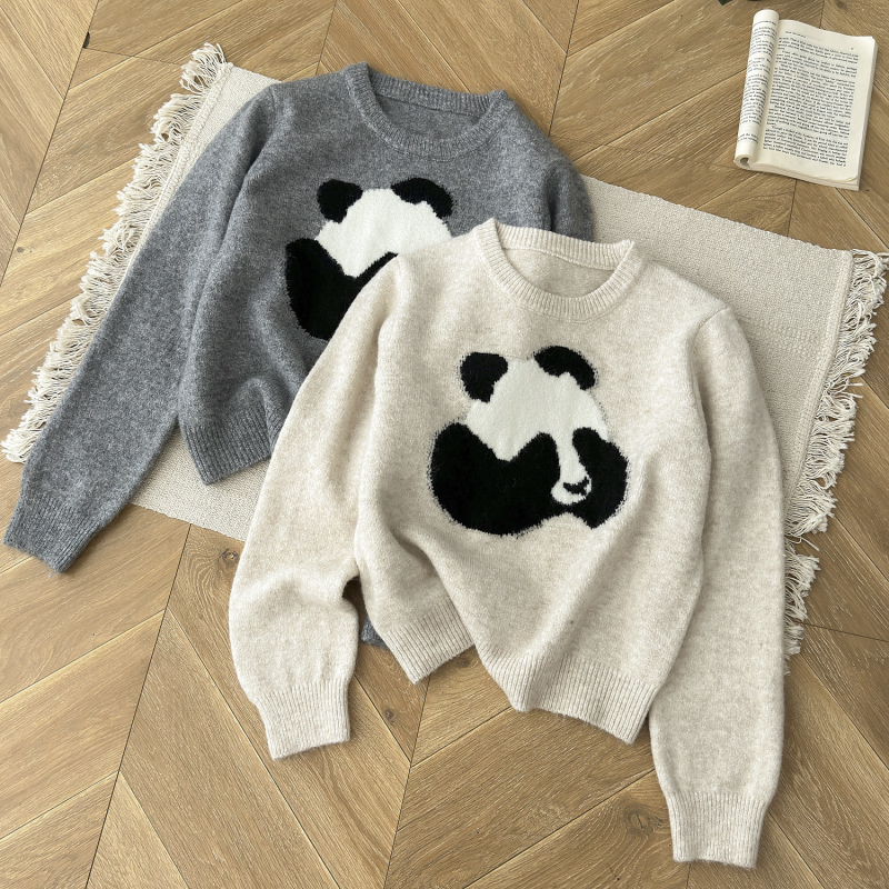 Bottoming Western style sweater winter tops for women