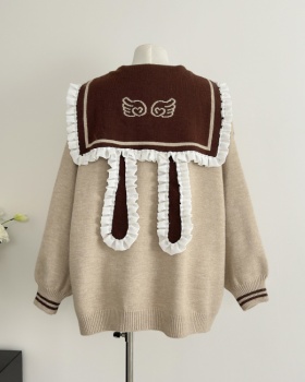 Loose niche sweater sweet show young tops for women