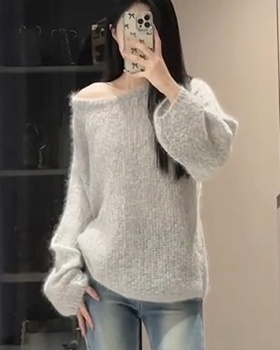 Long sleeve loose sweater