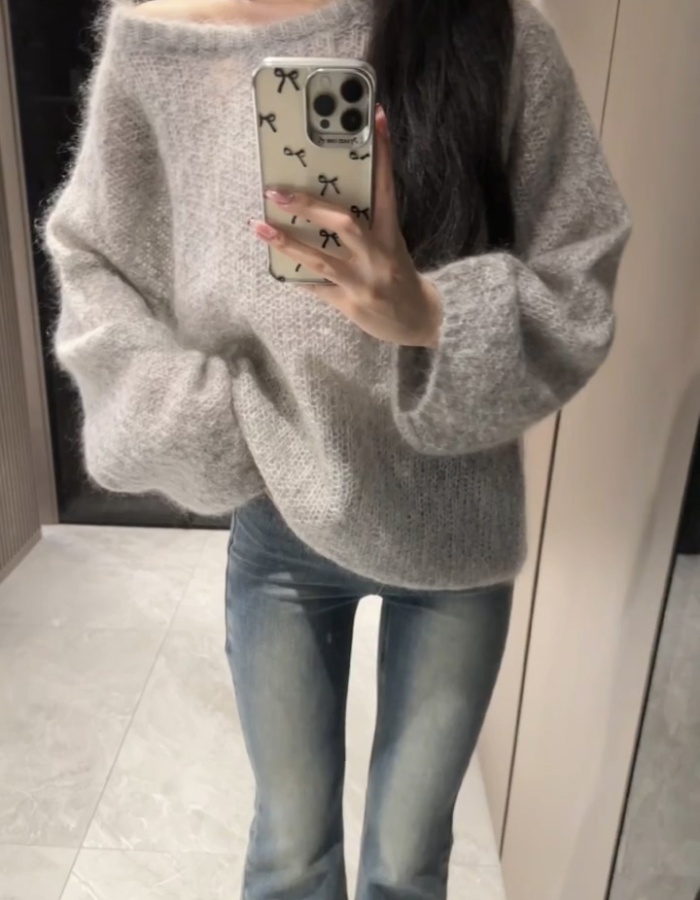 Long sleeve loose sweater