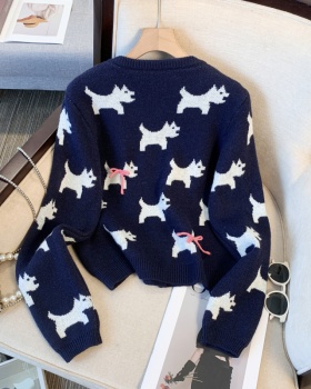 Stereoscopic coat bow cardigan for women