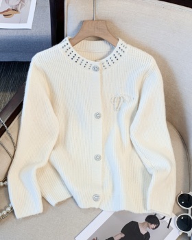 Temperament chanelstyle sweater butterfly cardigan