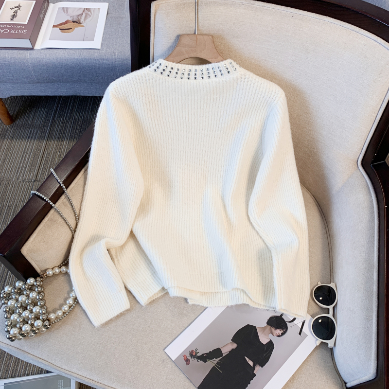 Temperament chanelstyle sweater butterfly cardigan