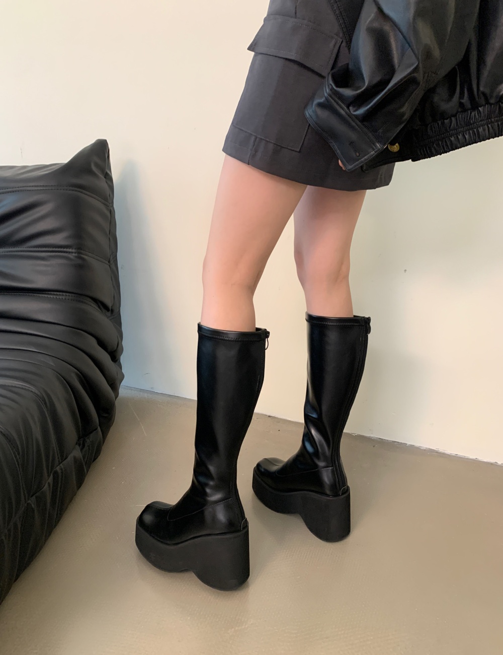 High-heeled boots martin boots for women