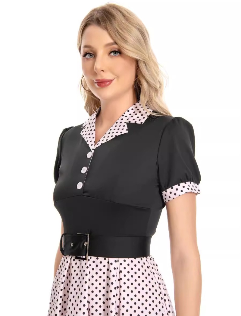 European style dress short sleeve business suit for women