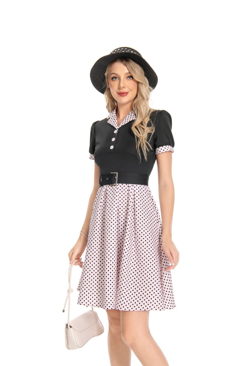 European style dress short sleeve business suit for women